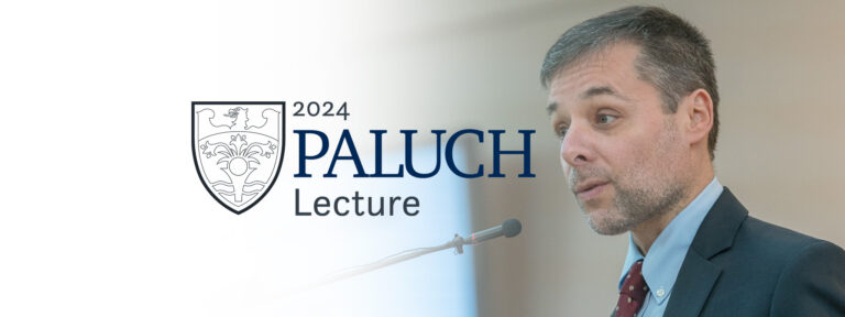 Paluch Lecture 2024